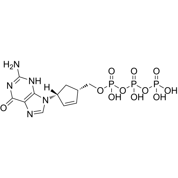 Carbovir triphosphate (CBV-TP; (-)-Carbovir triphosphate; (-)-Carbovir 5′-triphosphate) 129941-14-6